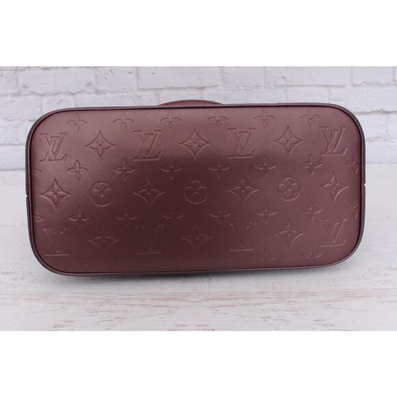 Louis Vuitton Stockton Purple Matte Vernis Satchel Shoulder Handbag Purse A4999 - Picture 10 of 10